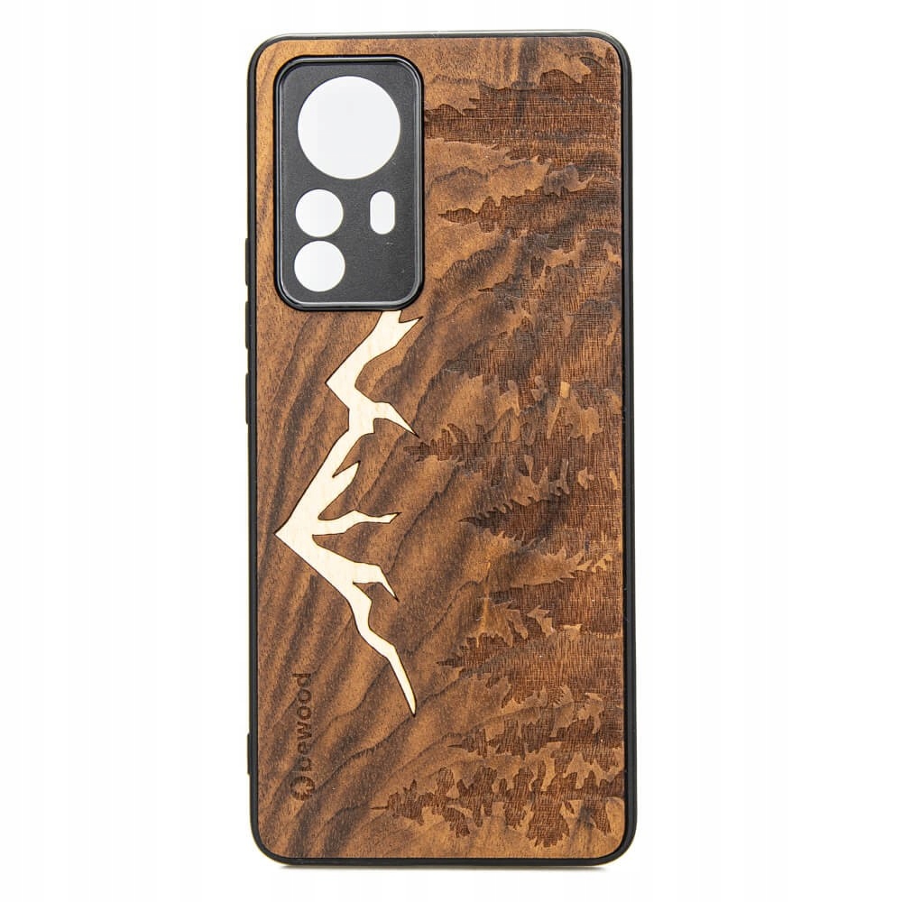 Dřevěné Pouzdro Bewood pro Xiaomi 12 Lite Hory Imbuia