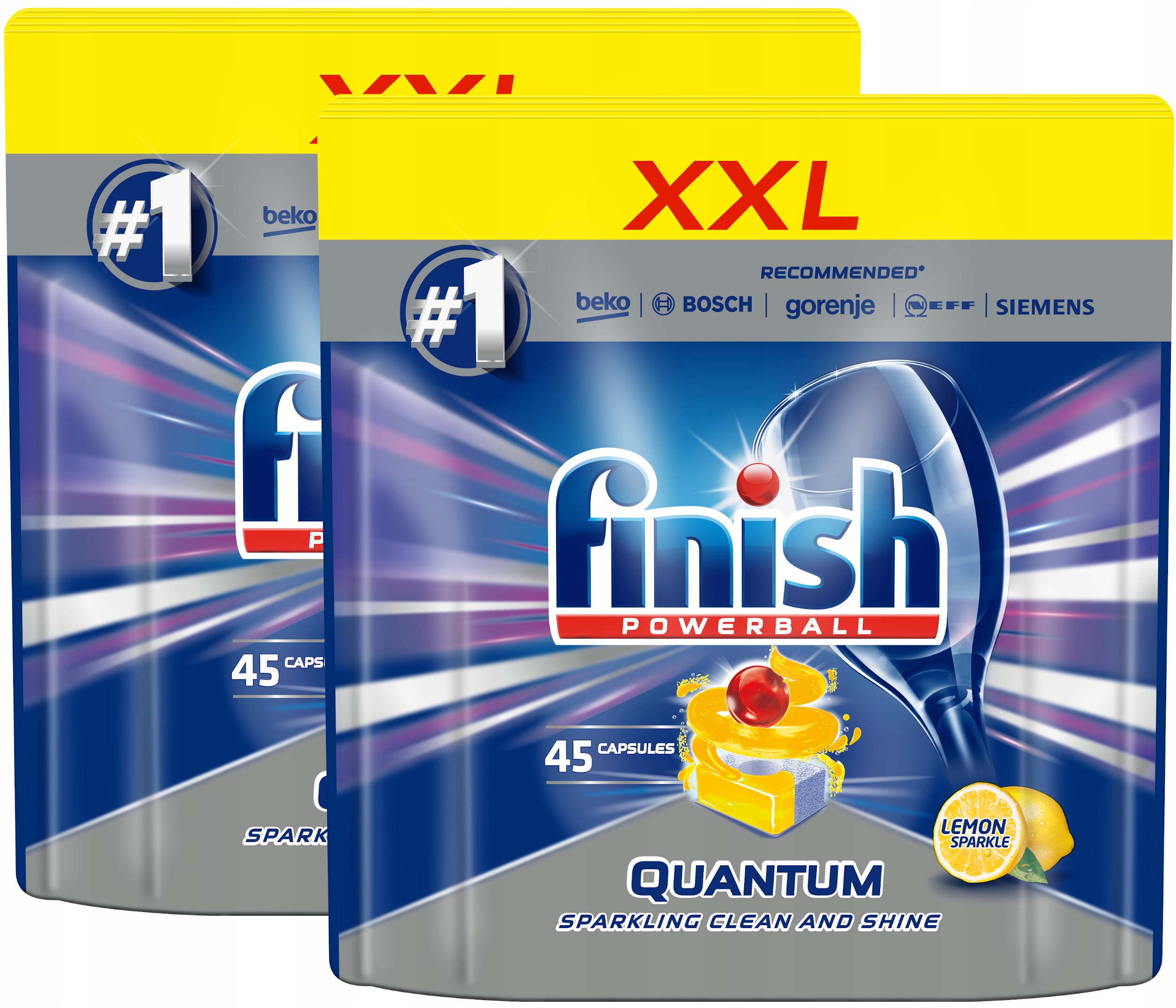 

Finish Quantum kapsułki do zmywarki Zestaw Lemon