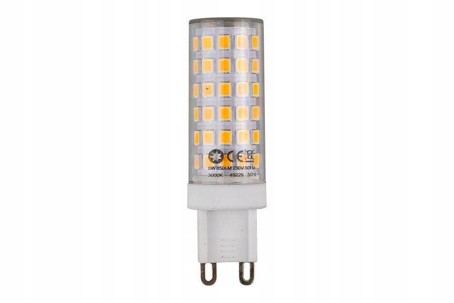 ABILITE Żarówka LED G9 SZTYFT BIAŁA CIEPŁA 8W 230V 850LM Rodzaj LED