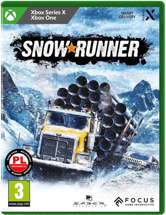 Snow Runner Xbox One + S + X + Series X = PŁYTA PL = FOLIA = Wejherowo