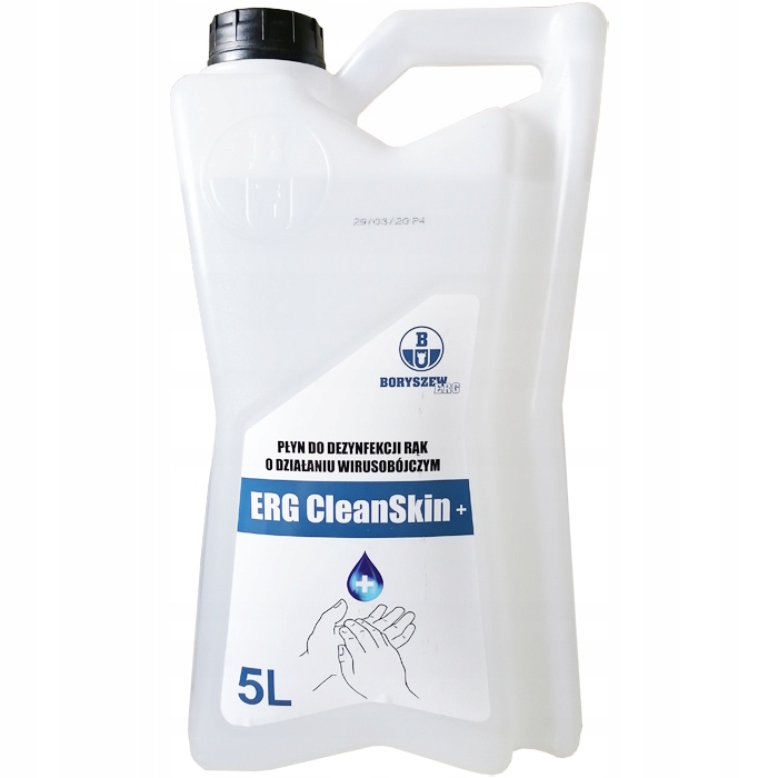 

Płyn do dezynfekcji Erg Cleanskin+ 5 L Boryszew