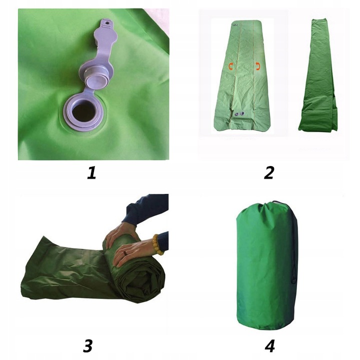 Nadmuchiwana Mata Kempingowa z Wyciskaniem Stóp Marka inna marka