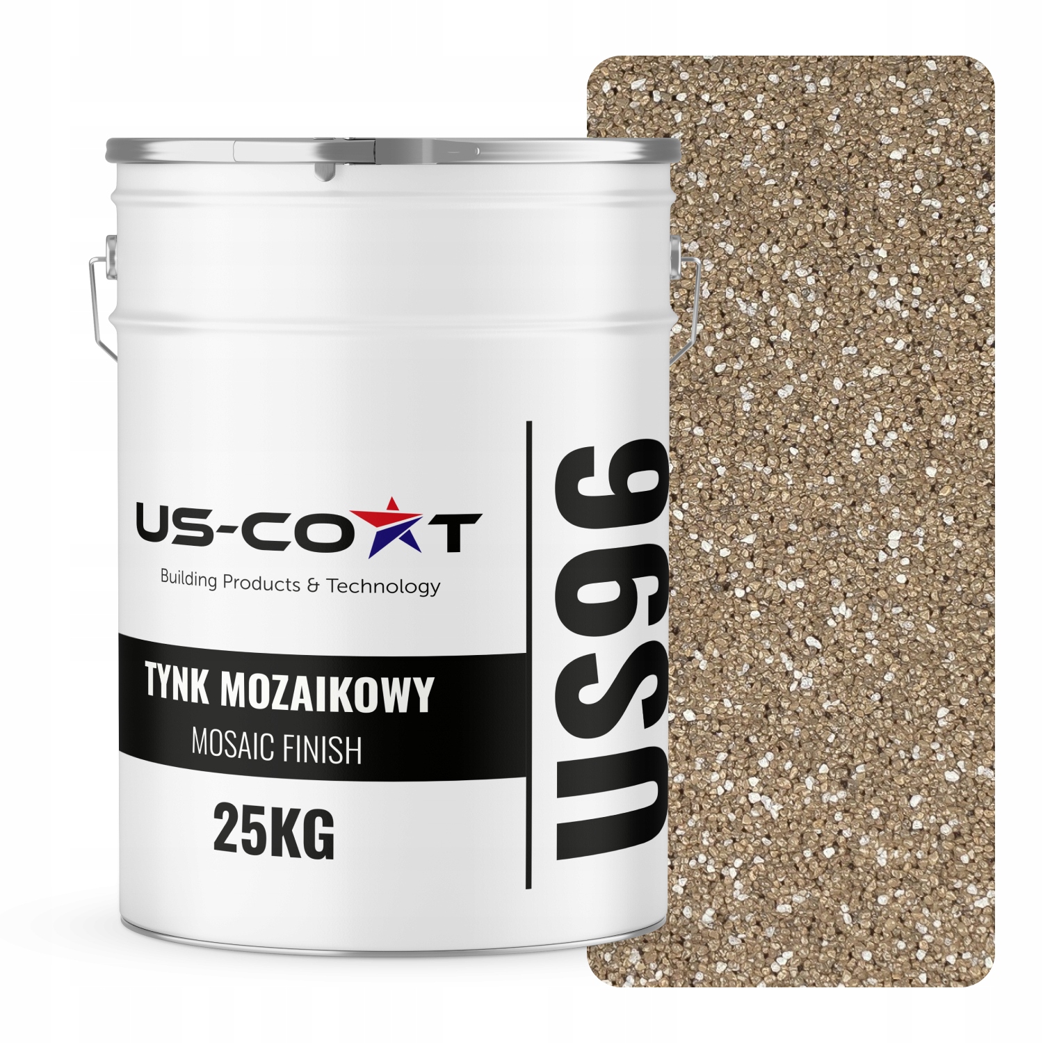 Mozaiková Omítka Mozaika 25 Kg Béžová M65 Ozdobná Pryskyřičná Fasáda