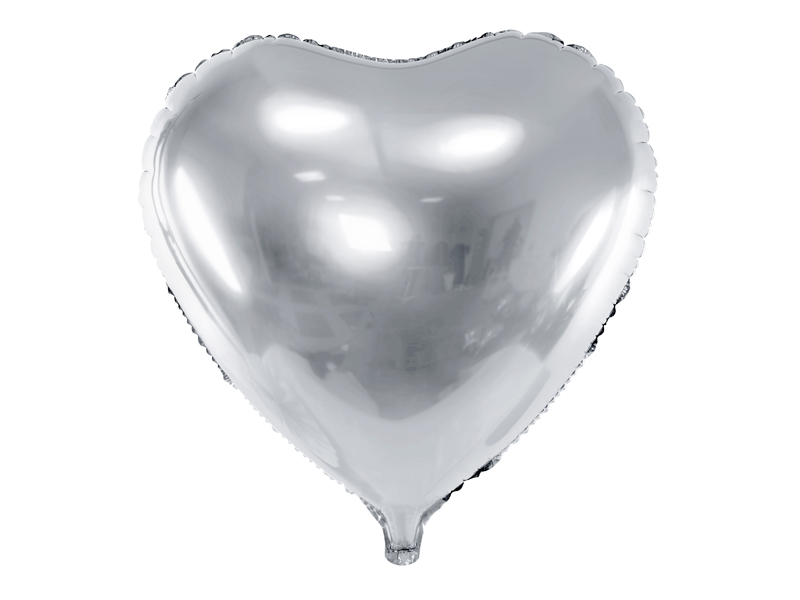 

Balon Balony Foliowe Serce Srebrne 60cm 24"