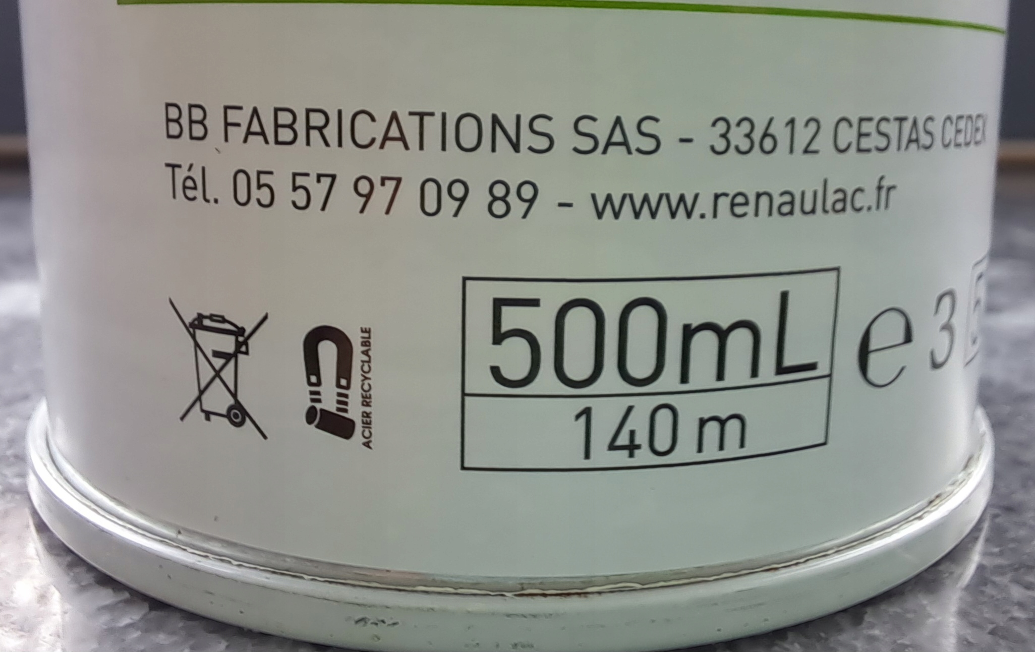 KREDA farba W SPRAYU BIAŁA DO OZNACZEŃ oznaczenia tymczasowa 500 ml Marka inny