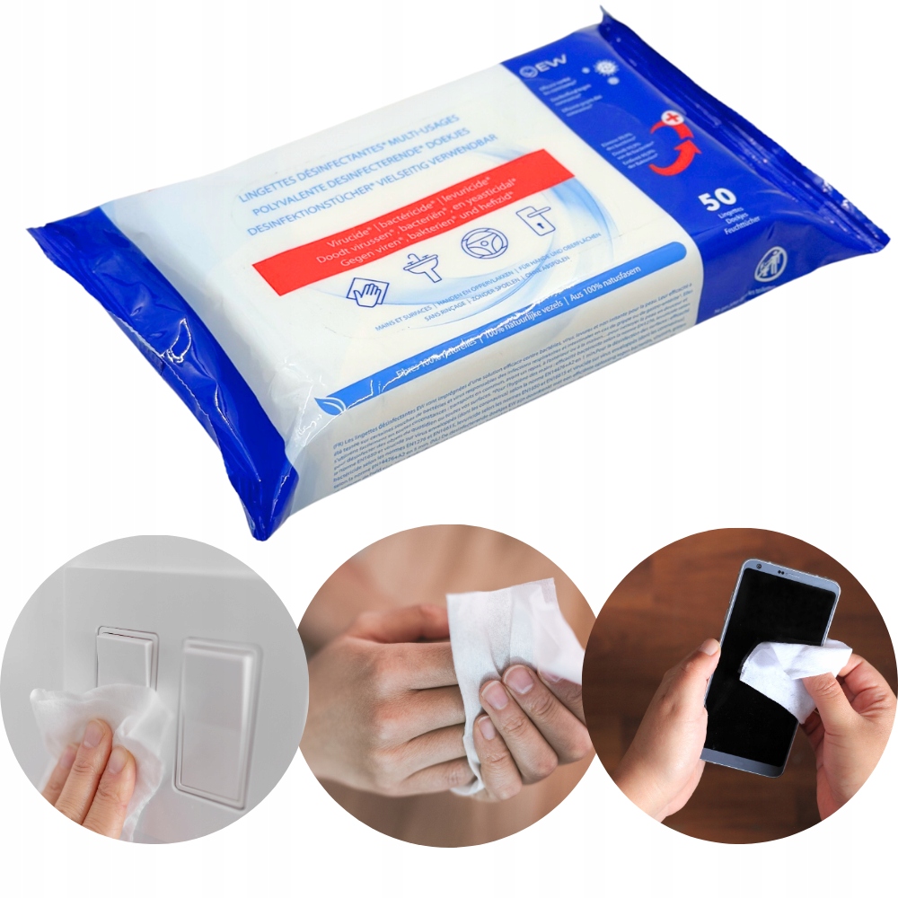 CHUSTECZKI NAWILŻAJĄCE ANTYBAKTERYJNE DEZYNFEKUJĄCE