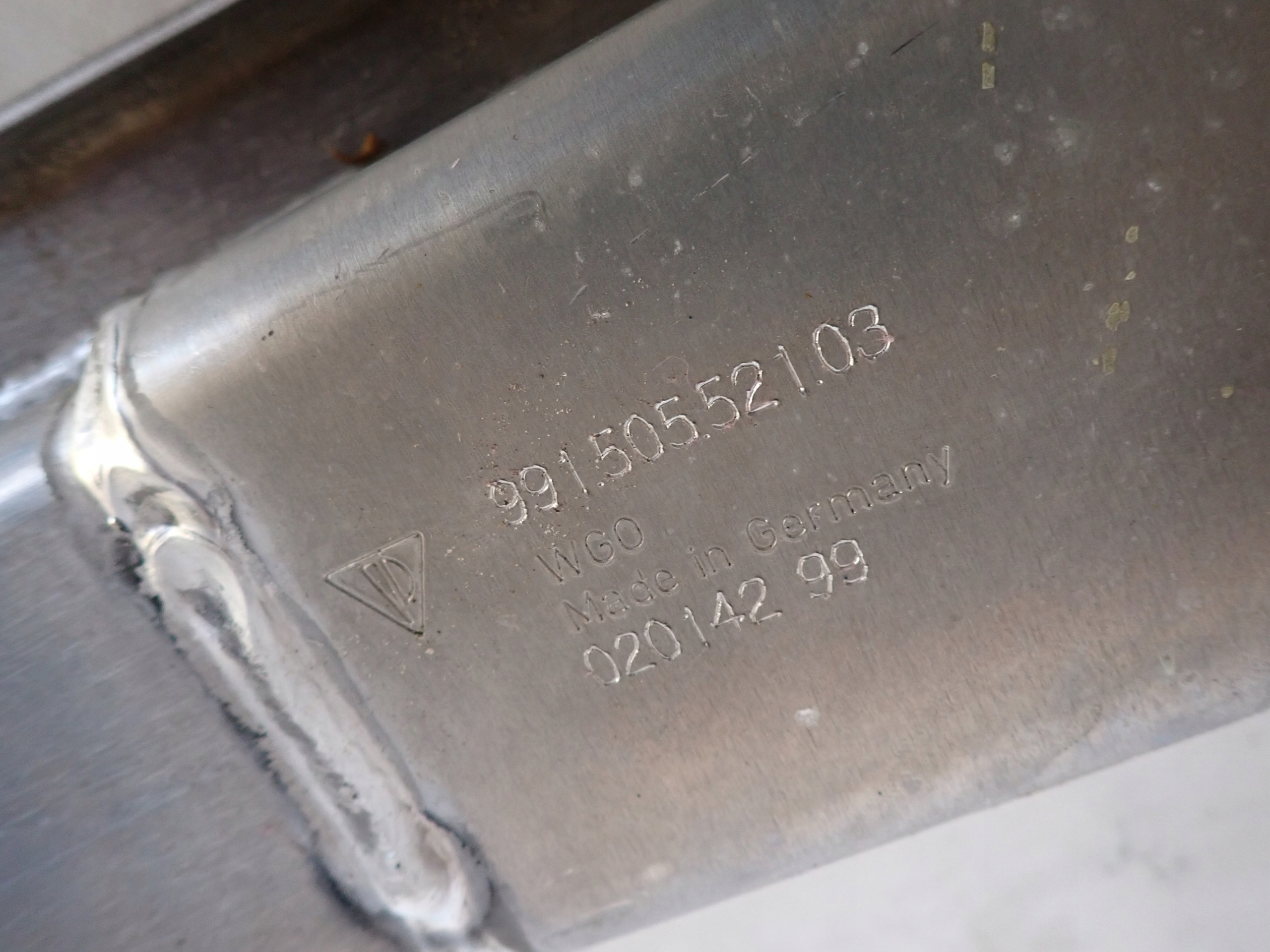 PORSCHE 911 GT3 bumper support front