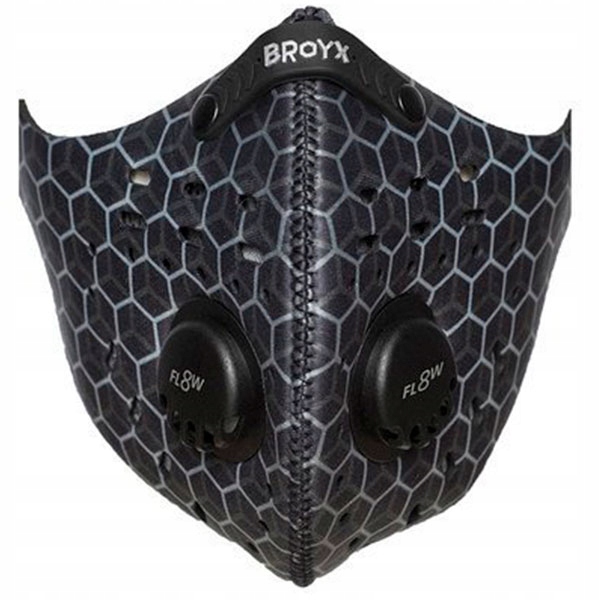 

Maska antysmogowa Broyx Delta Hex Silver Black M