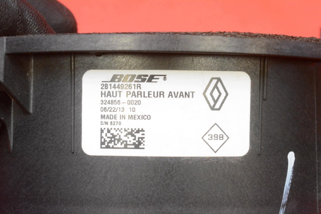 lautsprecher SUBWOOFER BOSE satz 281313216R RENAULT SCENIC III XMOD LIFT 13