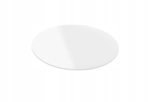 Plexi Mléčné Plexi Kruhové Kolo na míru, průměr 55 cm tloušťka 5 mm