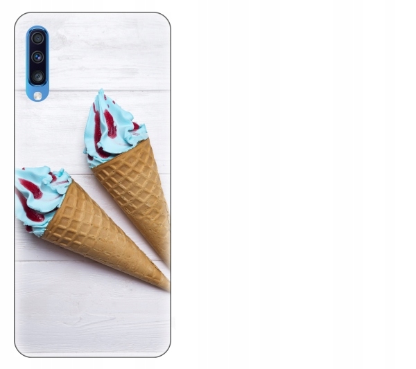 

Etui pokrowiec Samsung Galaxy A70 Lody w wafelku i