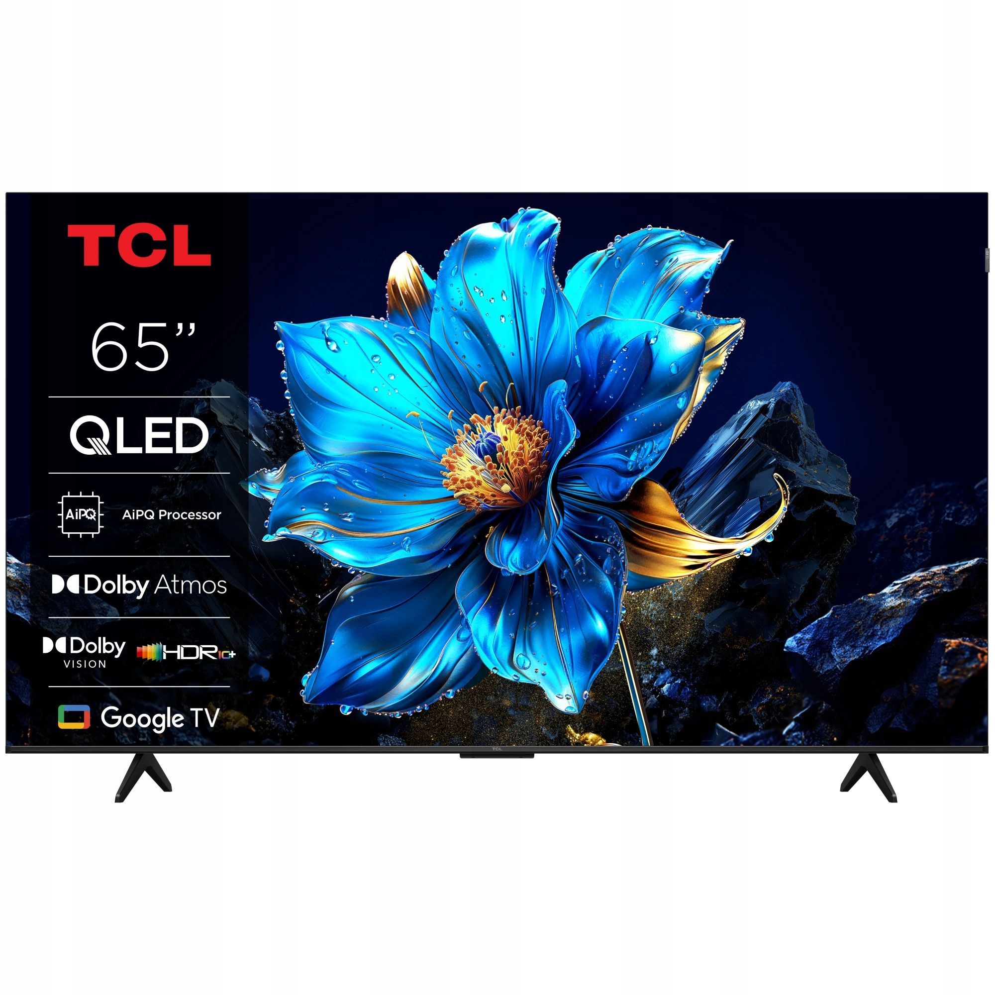 Telewizor Tcl 65P7K 65" Qled 4K Uhd SmartTV GoogleTV WiFi Bluetooth 60Hz