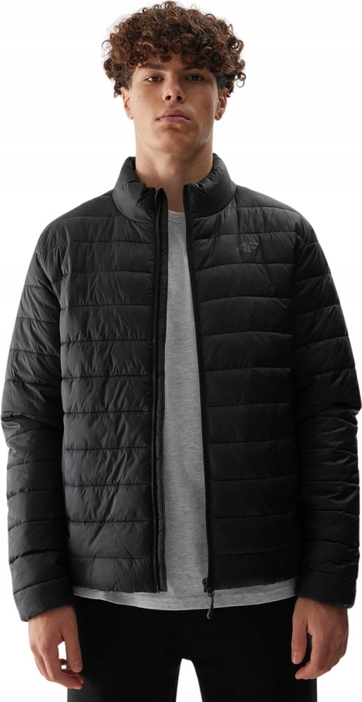 Pánská Péřová Bunda 4F M376 Černá 4FWSS24TDJAM376 20S vel. S