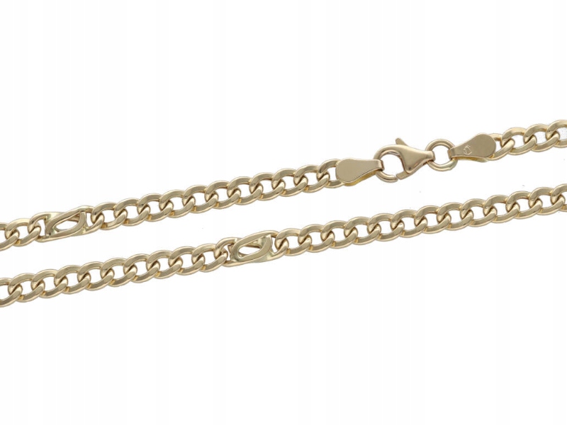 Zlatý řetízek 585, originální vzor, 50 cm, 7,17 g, moderní vazba, vhodný jako dárek, 14k