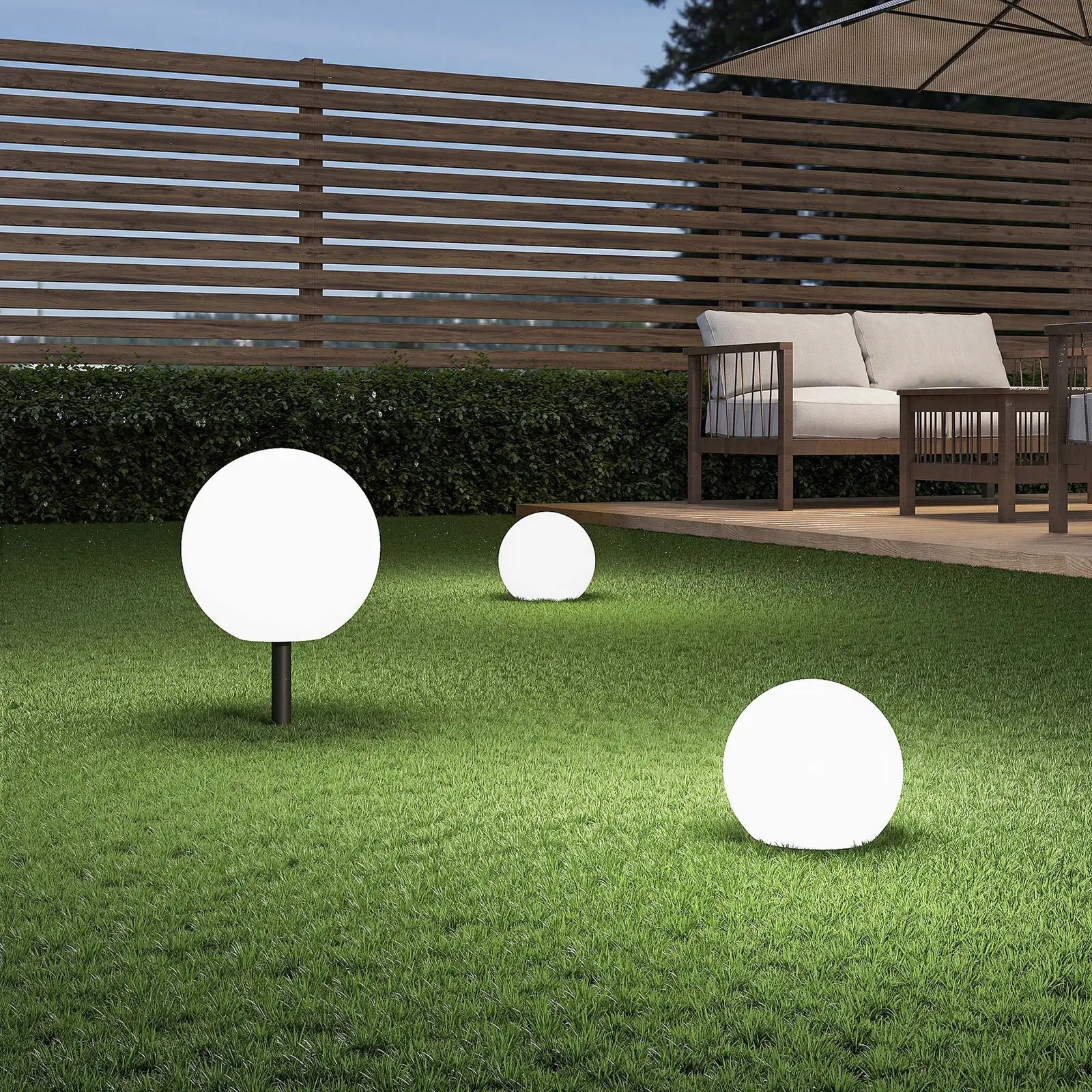 Lampa Lampy Solarne Ogrodowe LED Oświetlenia Podświetlenia Domu Ogrodu 0724 Kształt kula