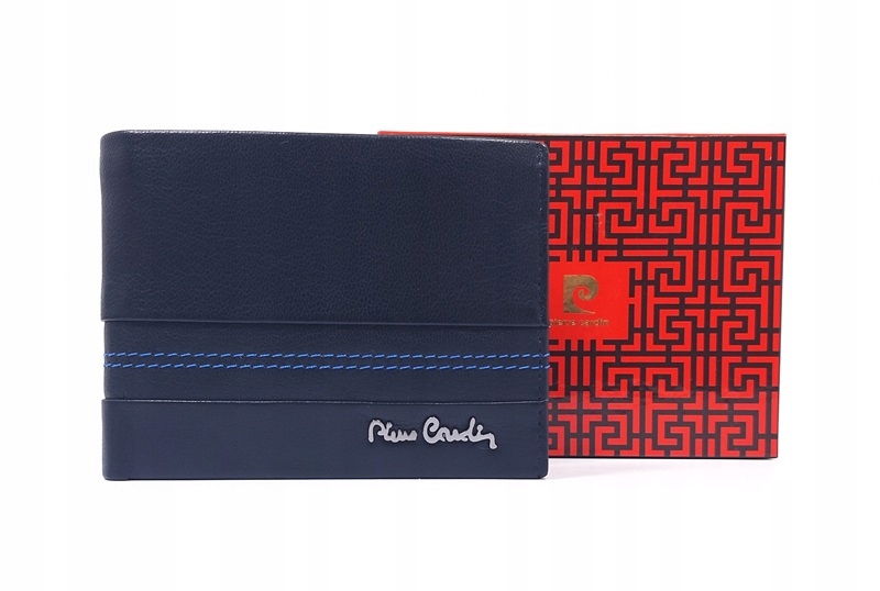 Pánská peněženka Pierre Cardin Tilak97 8805 z horizontální kůže s prošíváním