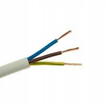 Kabel Lanko H03VV-F Omy 3X0,75MM2 300V Elektrokabel Bílý 100 M
