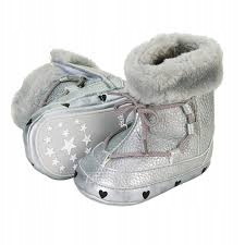 Sterntaler buciki buty ciepłe niechodki 19/20 sreb