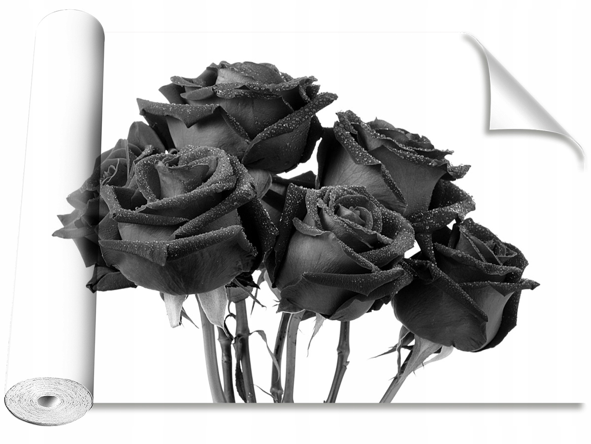 

Tapeta Samoprzylepna Czarne róże 416x254