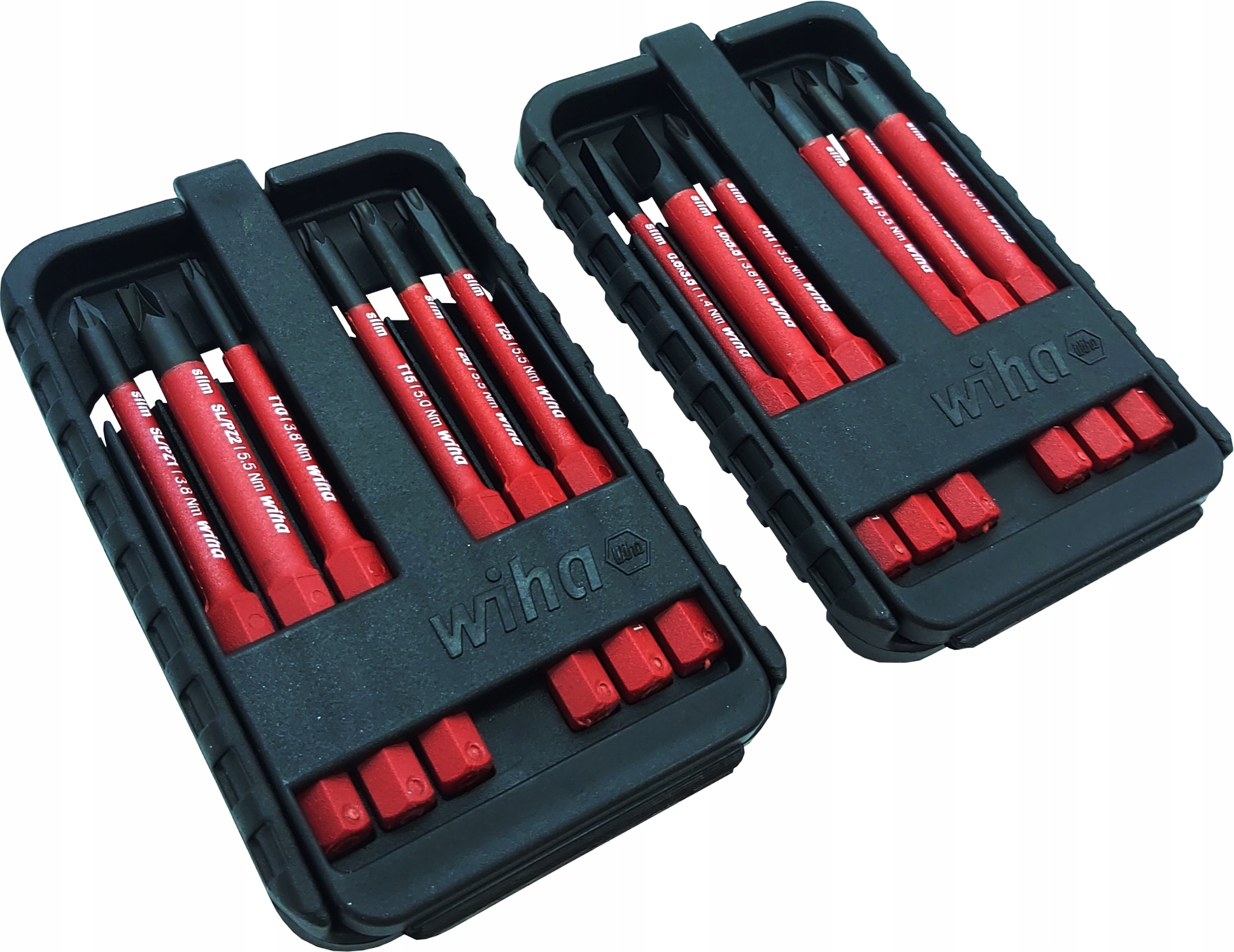 ZESTAW BITOW PH PZ TORX 12cz SLIMBIT ELECTRIC WIHA Number of Elements sets