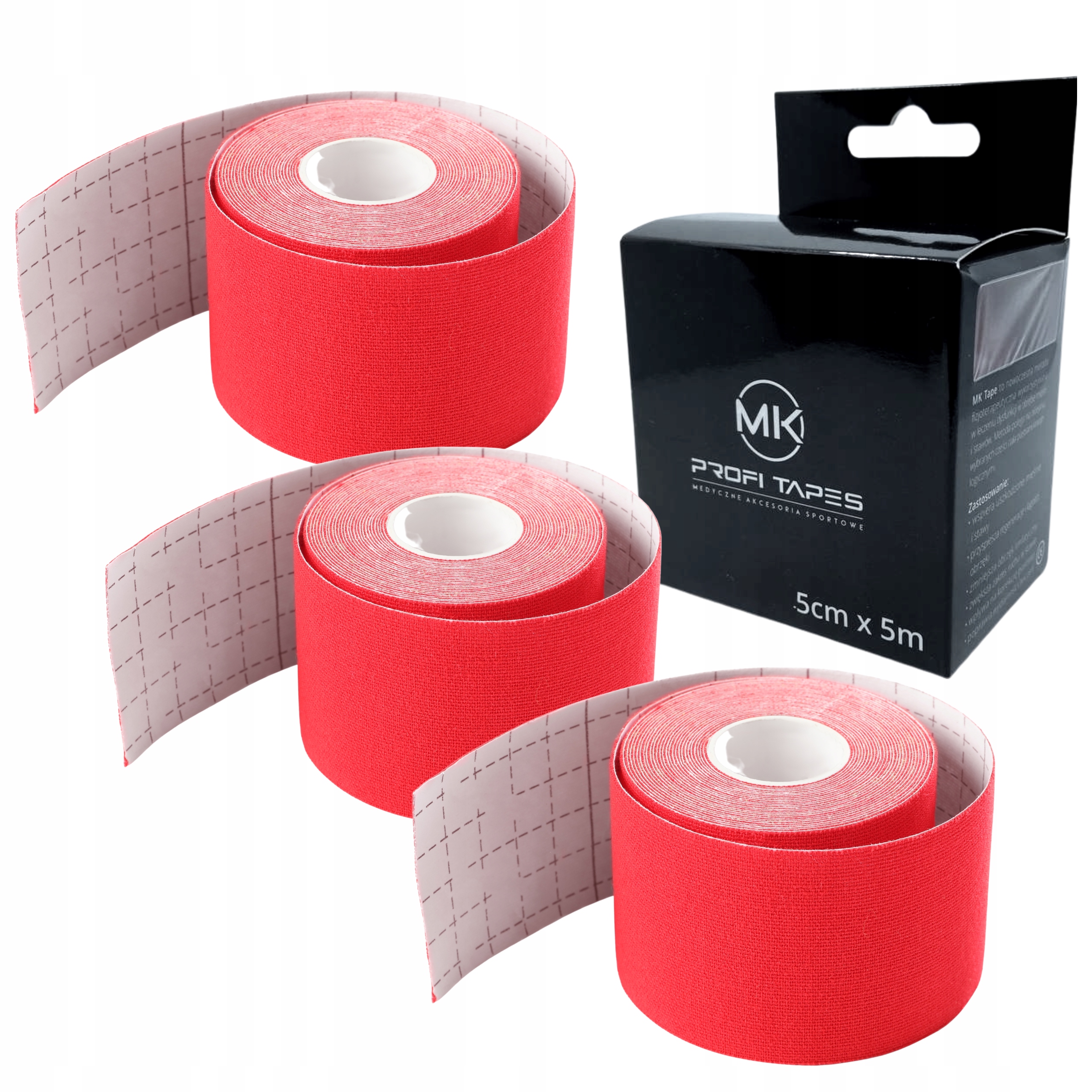 

Taśma Kinesio Tejpy Plastry Taping Tape Pro x3 szt