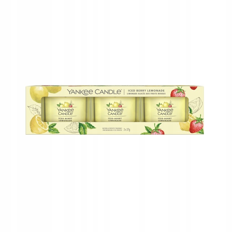 

Yankee Candle zestaw świec mini Iced Berry Lemonad