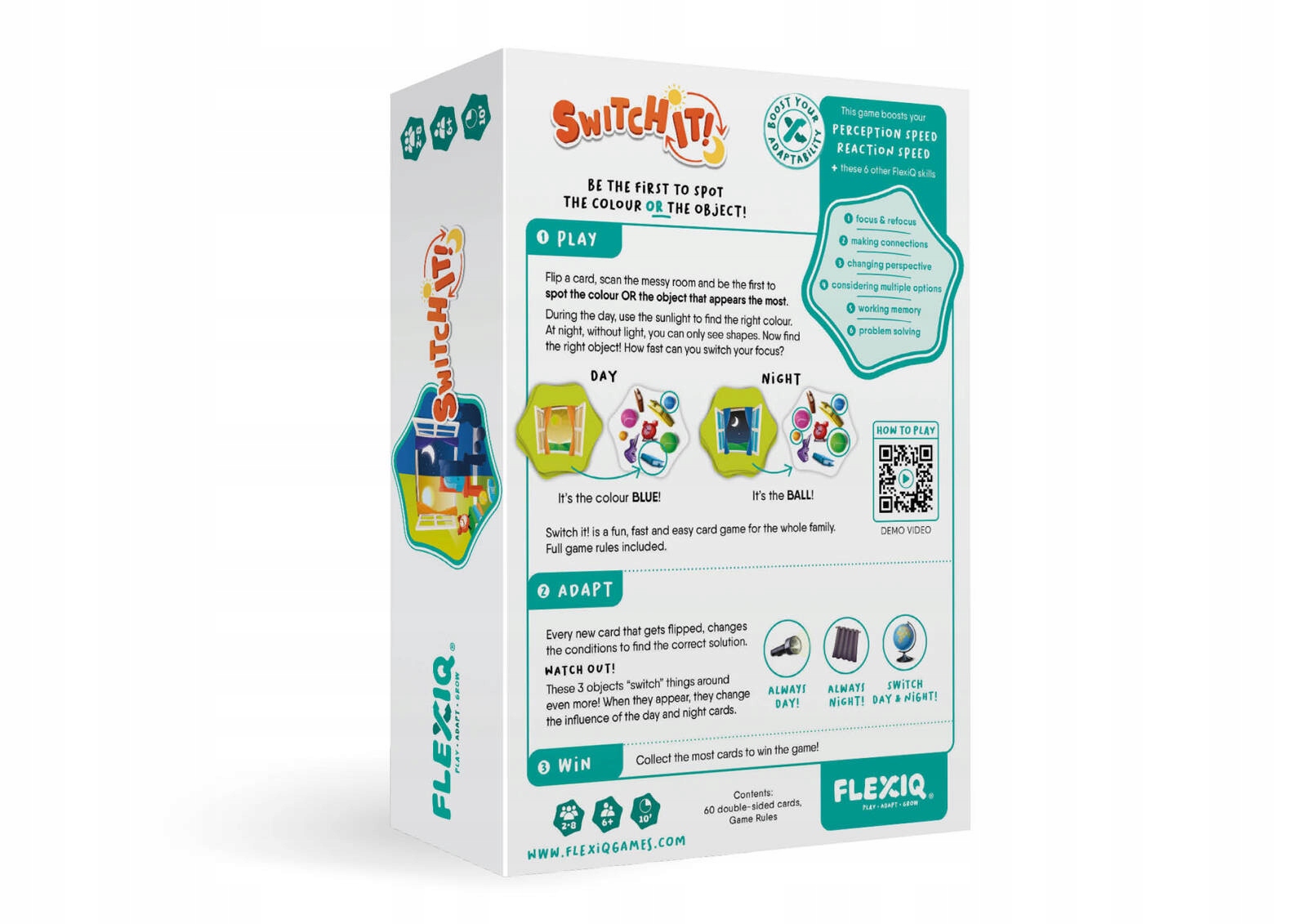 AF02 Switch it gra karciana Flexiq Minimalna liczba graczy 2