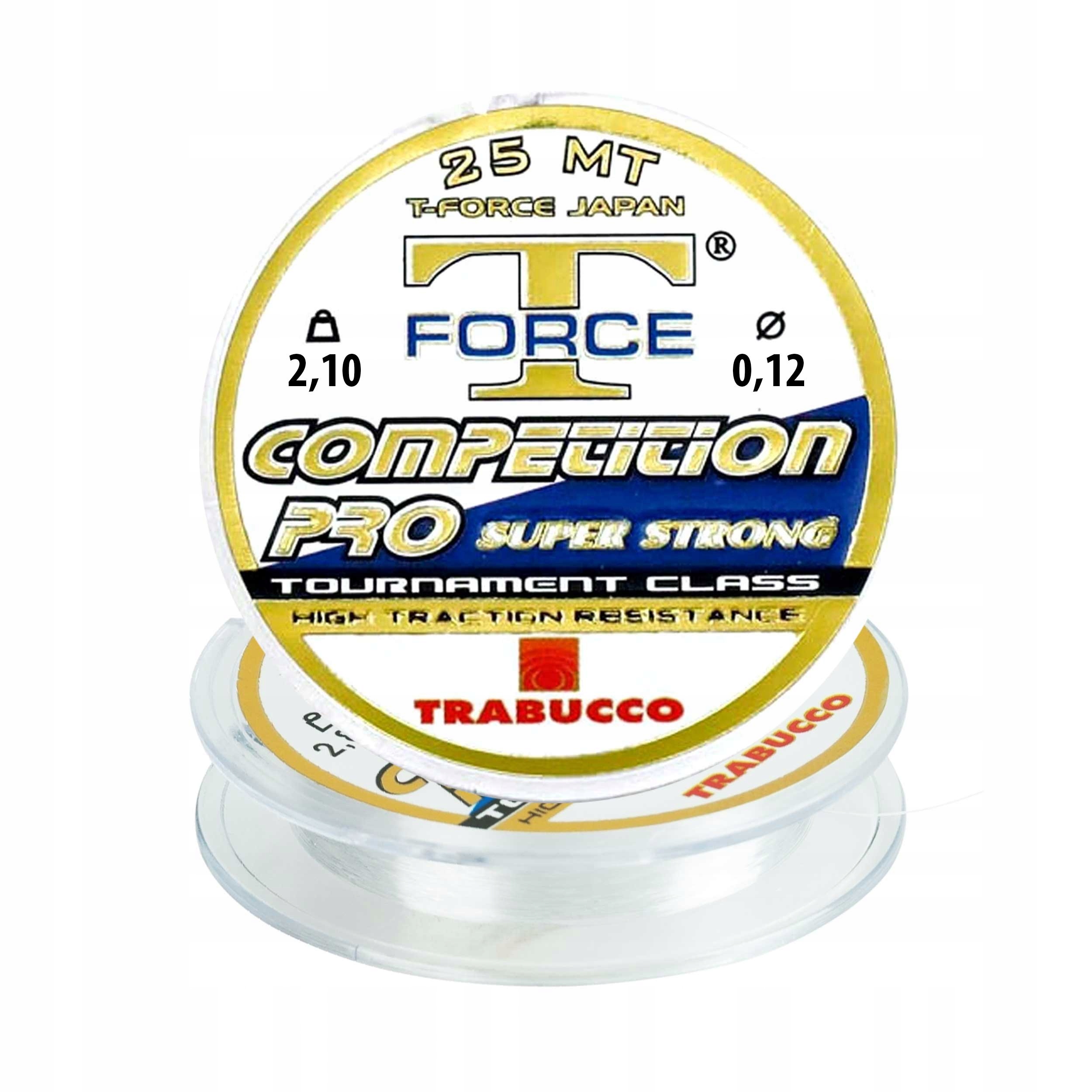 

Żyłka Trabucco T-force Competition 0,12 mm 25 m
