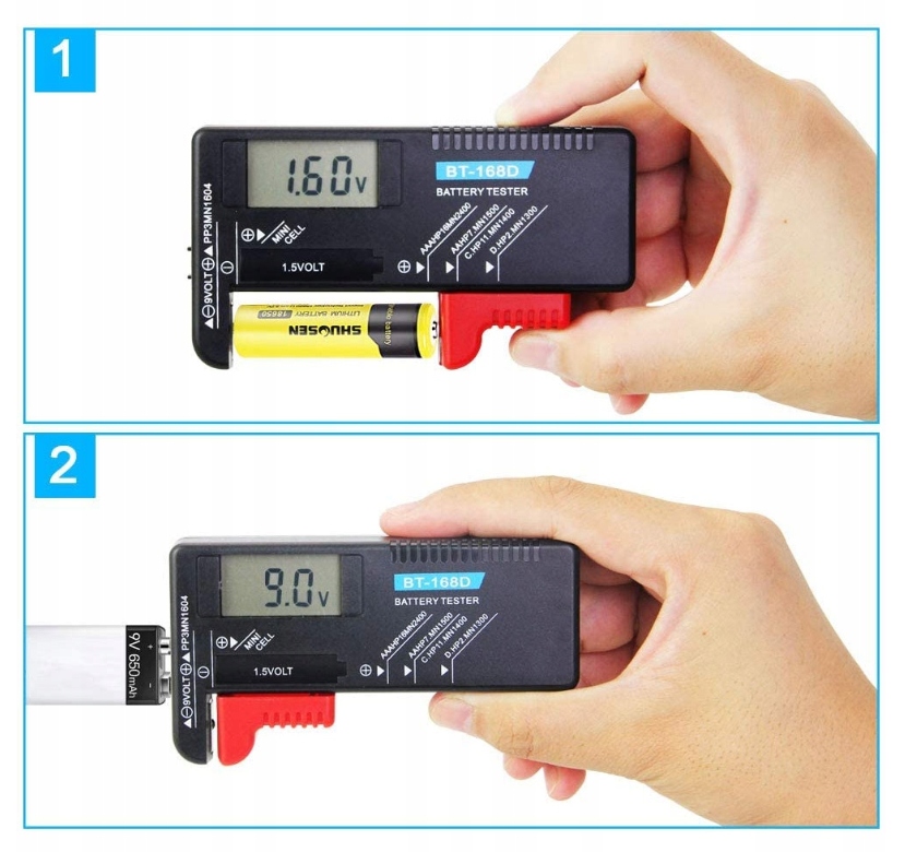 DOKŁADNY MIERNIK TESTER POZIOMU BATERII AA AAA PRO Marka FLIX