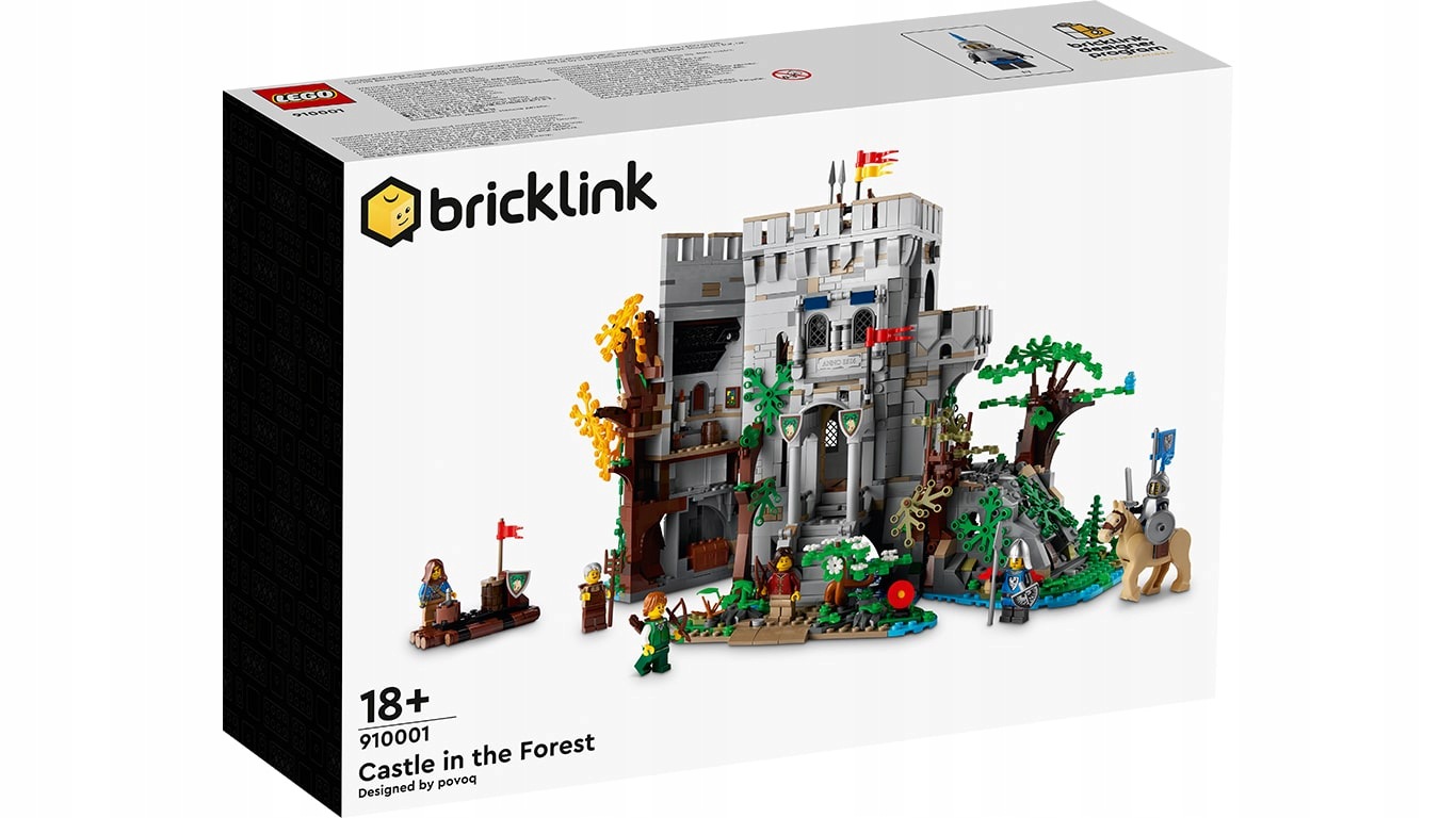Klocki Lego Bricklink Zestaw Castle in the Forrest Zamek w Lesie 910001