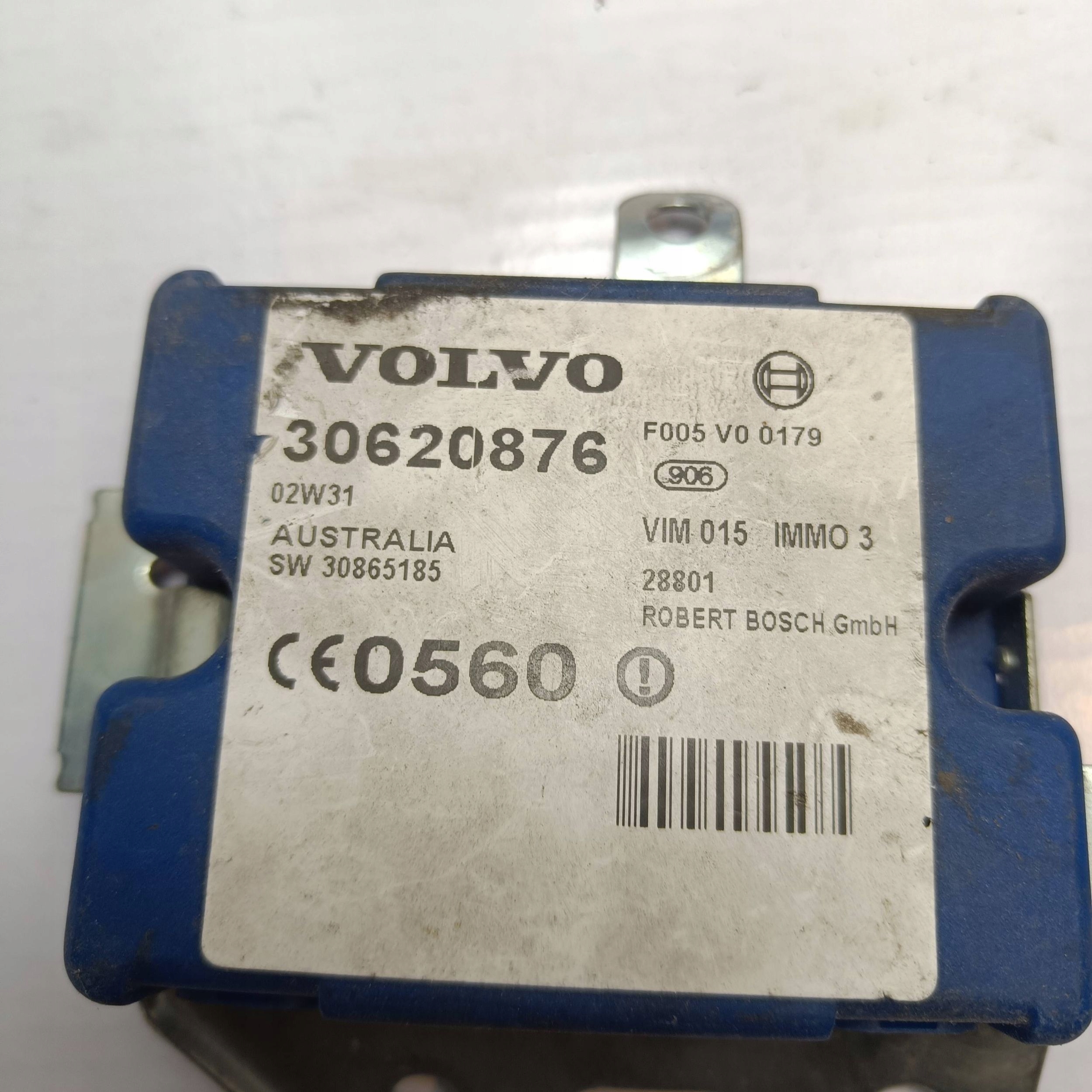Volvo S40, V40 1998 Moduly immobilizera