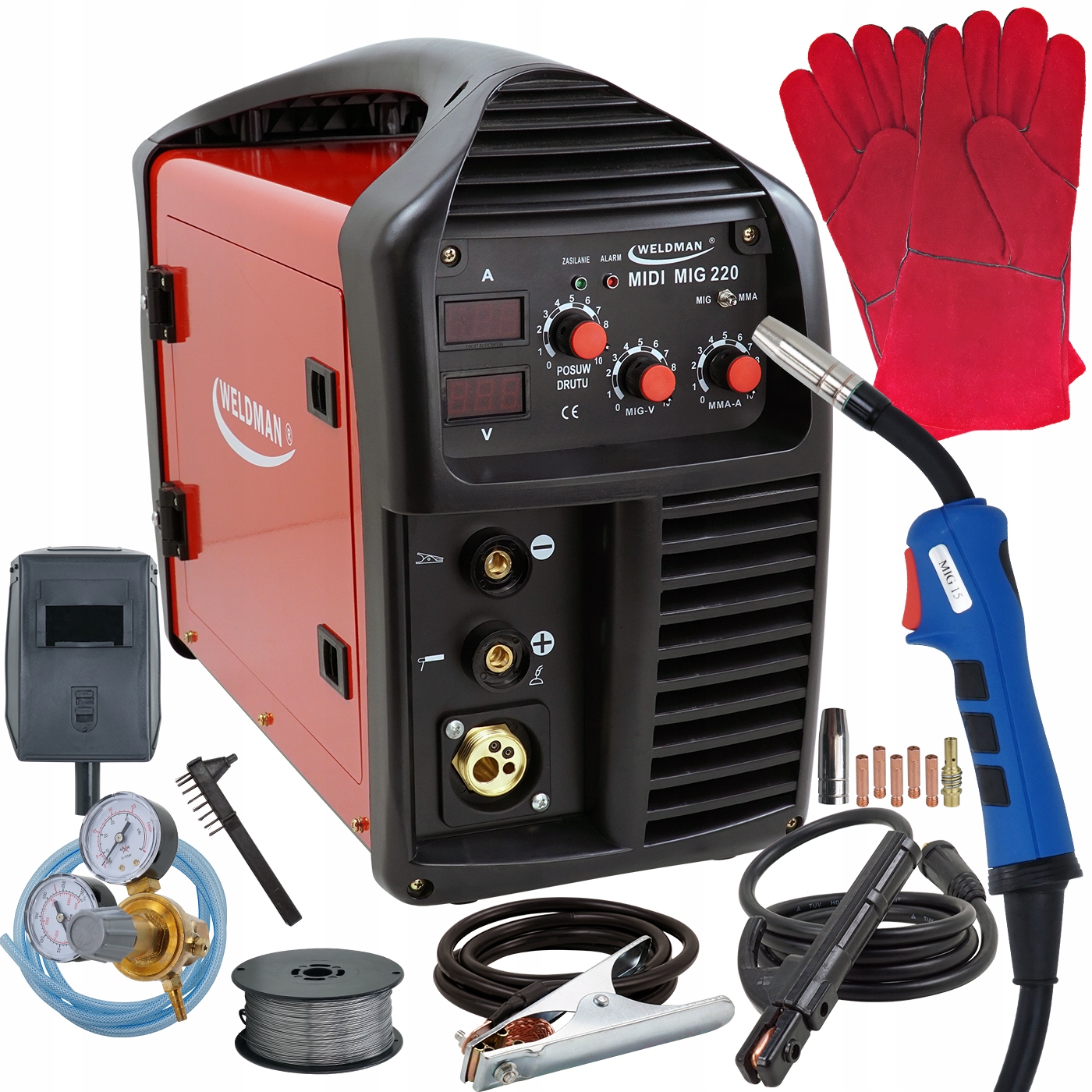 Зварювальний апарат MIGOMAT Mig MMA Weldman MIG 220a