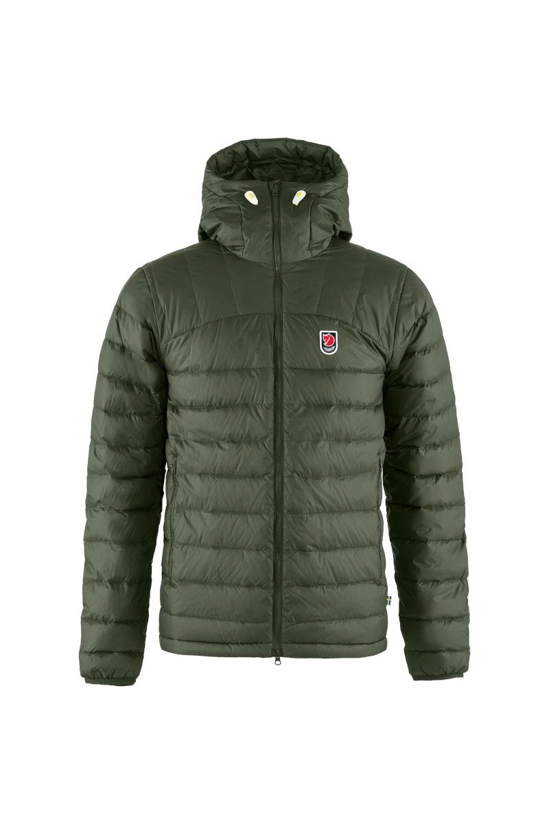 Fjallraven Pánská péřová bunda Expedition Pack Down Hoodie zelená