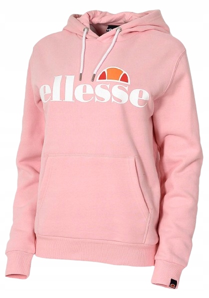 Ellesse Mikina Dámská, Růžová, Dlouhý Rukáv, Kulatý Výstřih S Logem 38 I4A