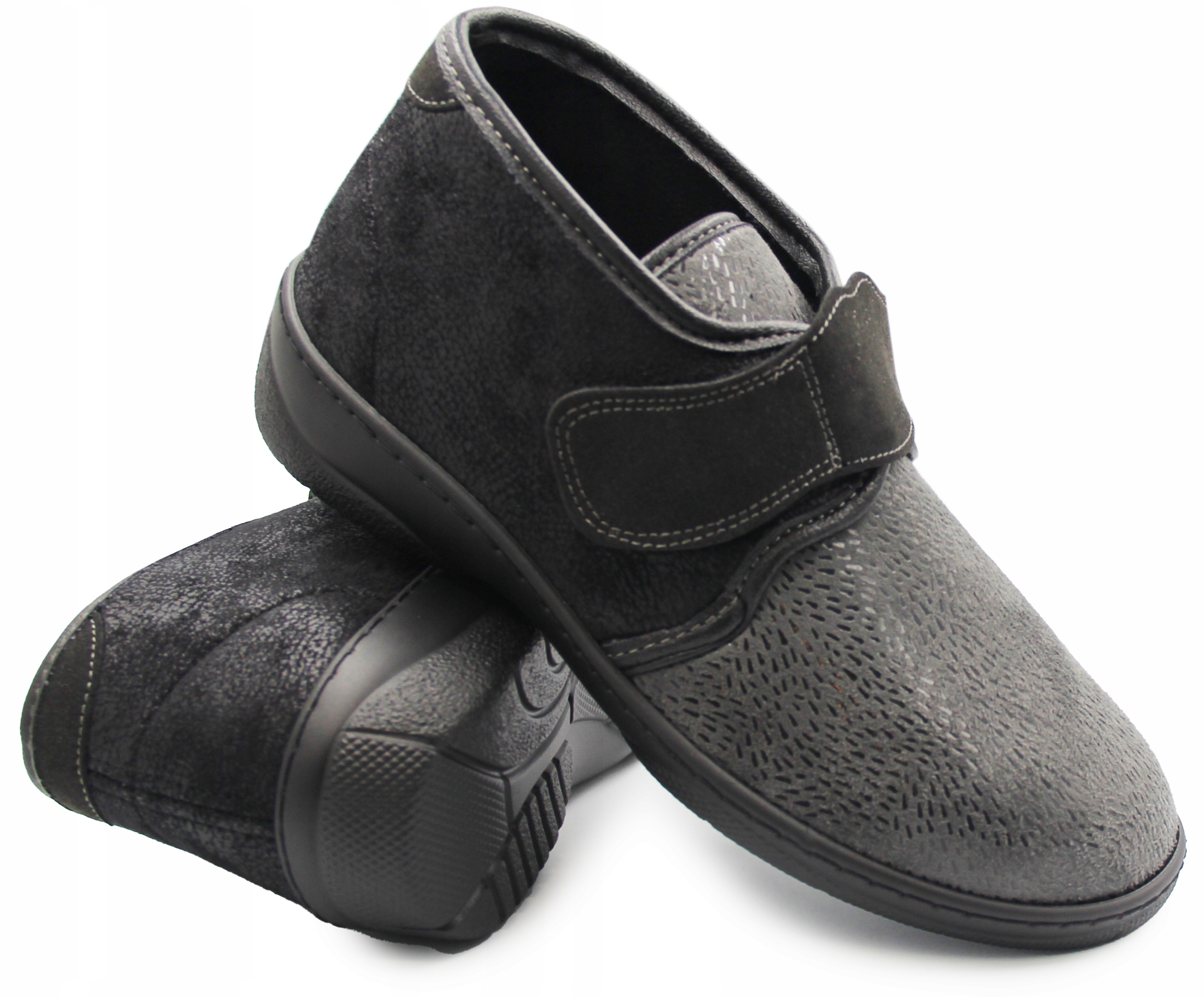 Dámské polobotky na široké nohy z měkkého materiálu macumba gris 37