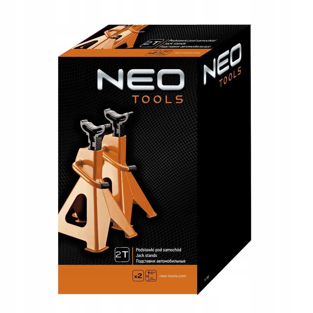 NEO TOOLS PODSTAWKI POD SAMOCHOD 2 T 278 423 MM 1 Producent code 11 751