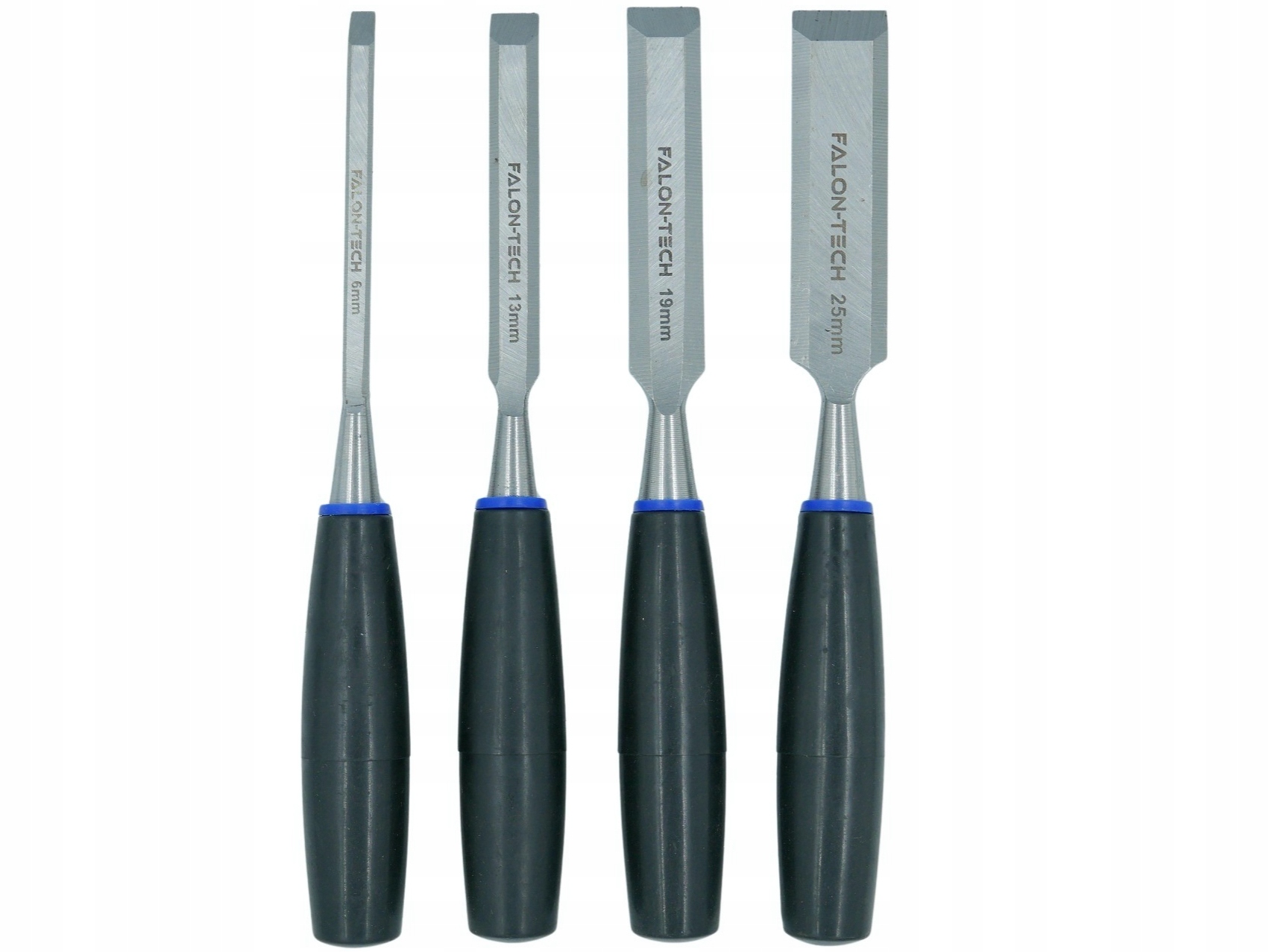 ZESTAW DŁUT DO DREWNA: DŁUTA STOLARSKIE 6, 13, 19, 25 mm - 4 EL. - FT04W Marka Falon-Tech