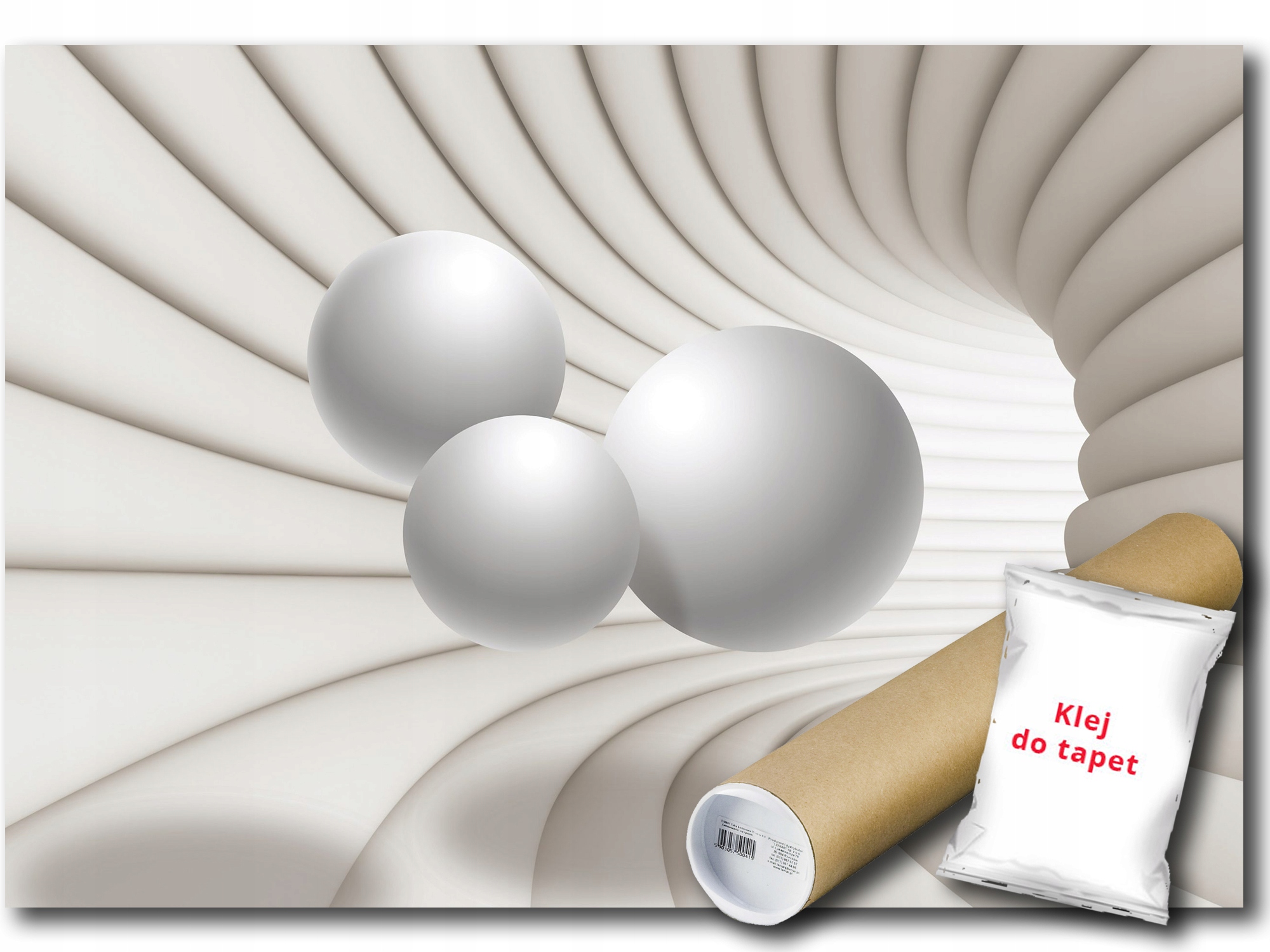 Vinylová Fototapeta Tunel Iluze Koule 3D 416x254 cm