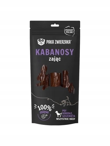 4x Paka Zwierzaka Kabanosy Zajíc 3ks