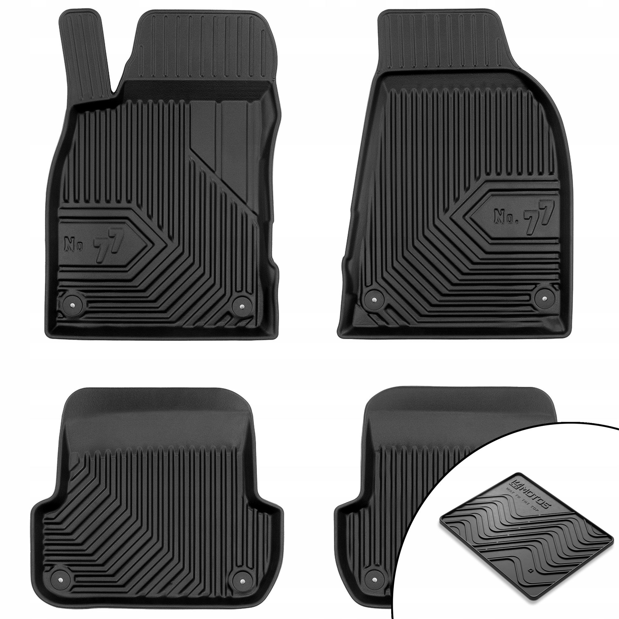 Dywaniki gumowe No.77 Audi A4 B7 2004-2008 mata
