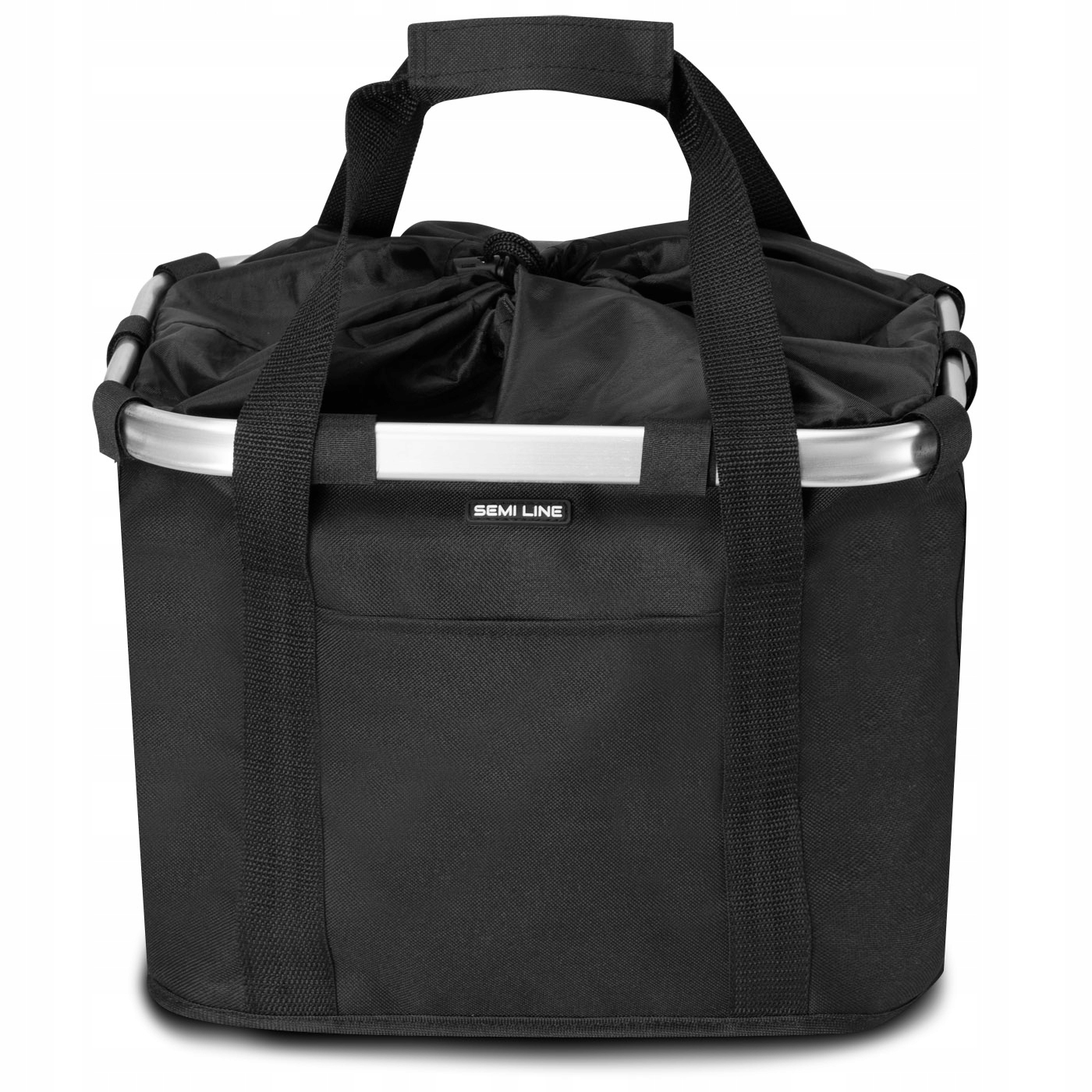 

Koszyk Rowerowy Torba Czarny Semi Line