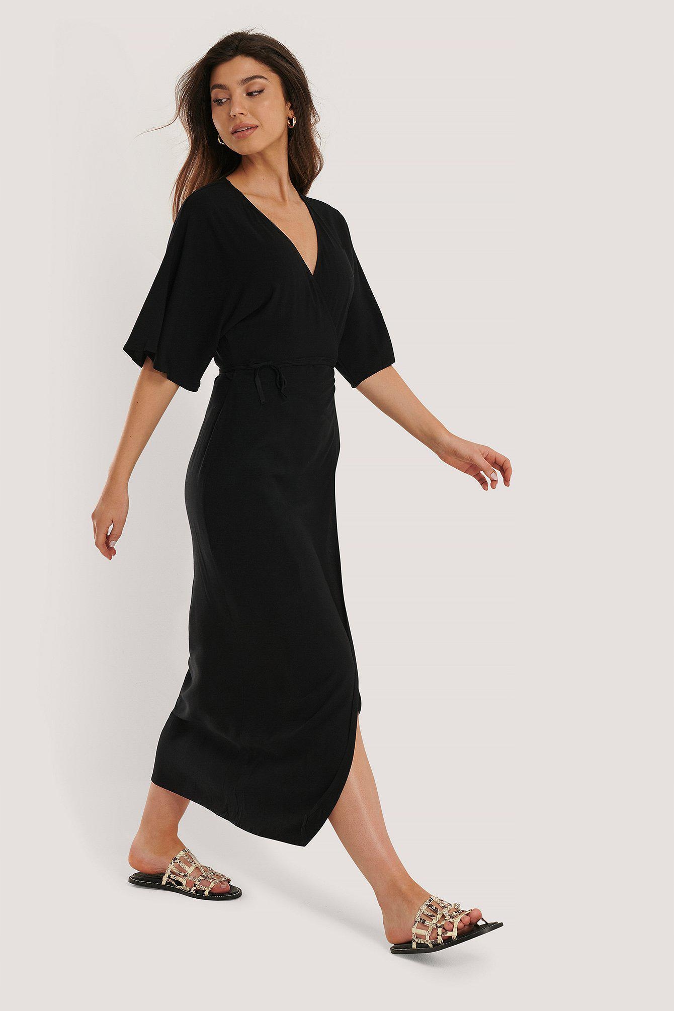 Šaty černým lemem Na-kd 36