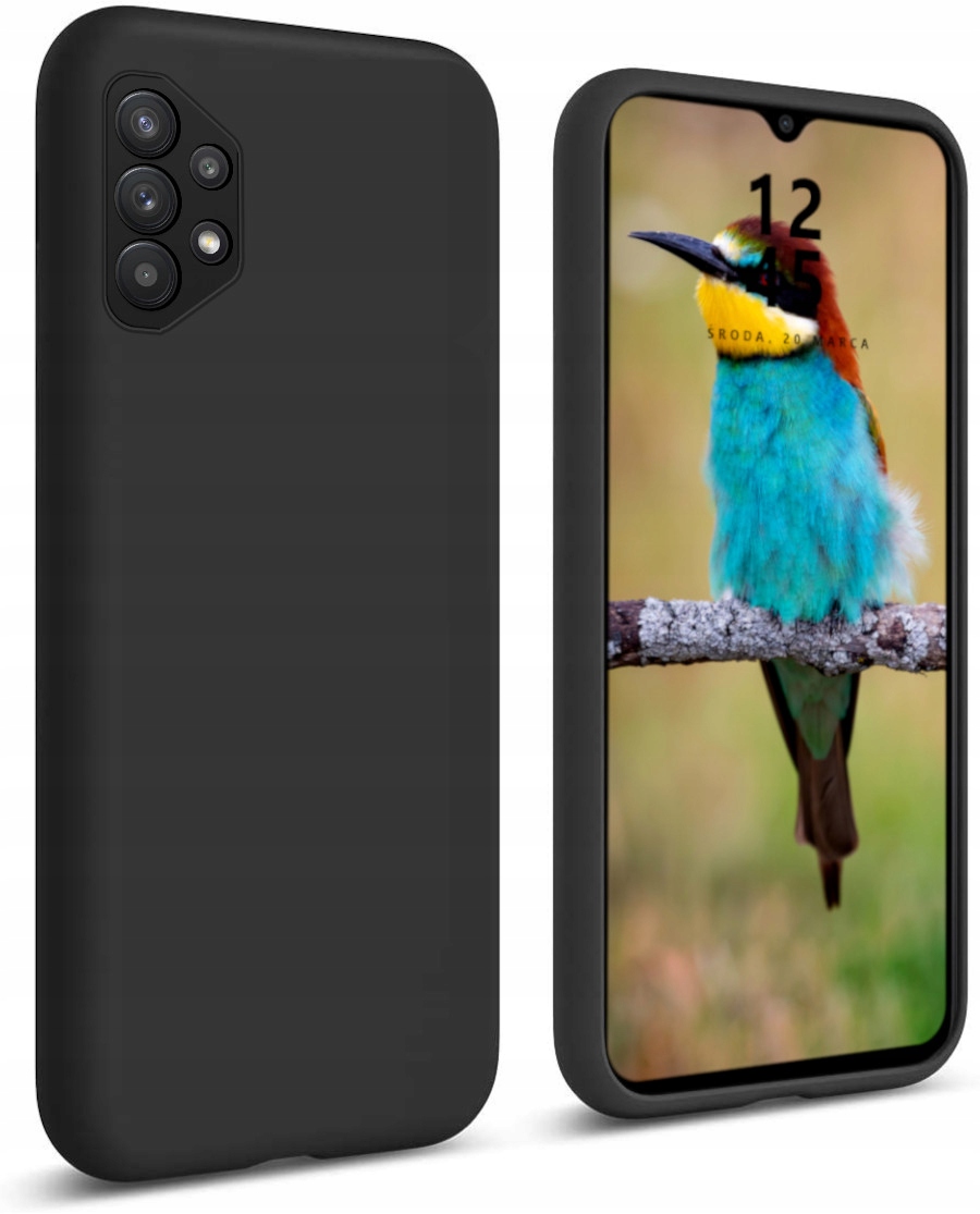 

Etui Case Silicone Satin Do Samsung A32 4G Szkło