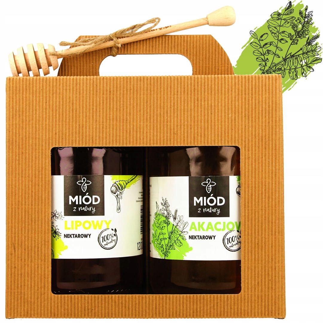Sada medů 2x1,2 kg – Ano Levněji! Lipa/akácie