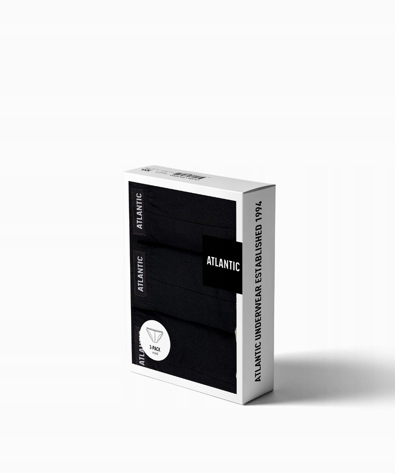 Atlantic slipy męskie 3BMP-230 L czarne 3szt Marka Atlantic