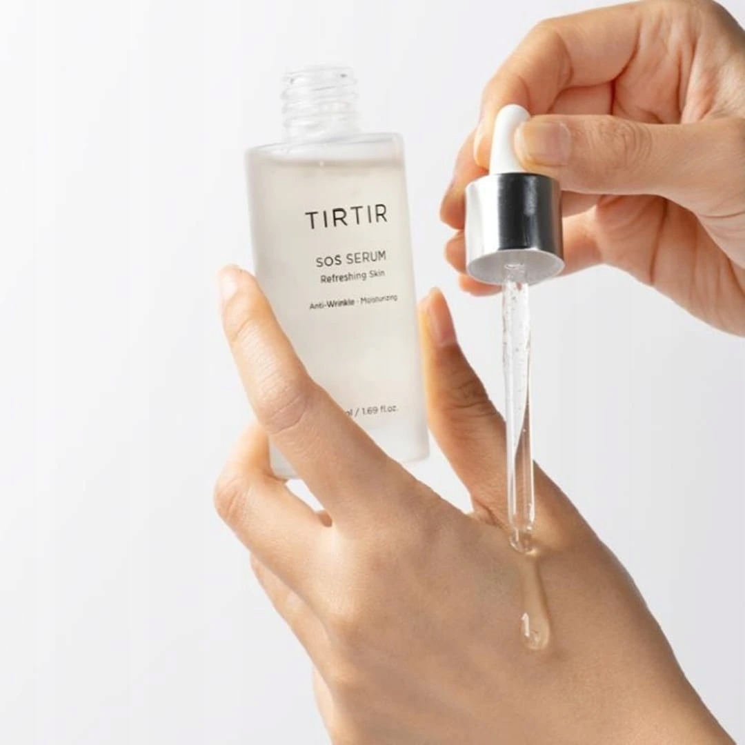 TIRTIR SOS SERUM 50 ml - Kojąco-regenerujące serum do twarzy — 8