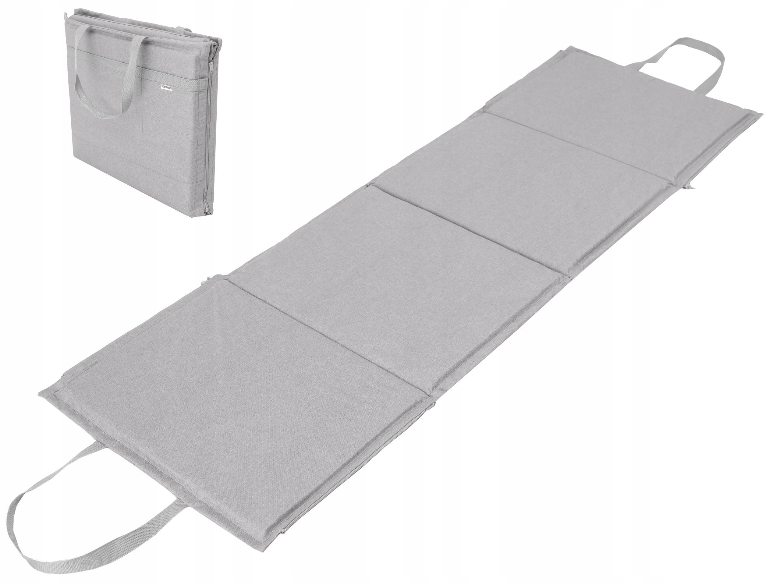 Podložka taška na pláž 2v1, skládací matrace, deka