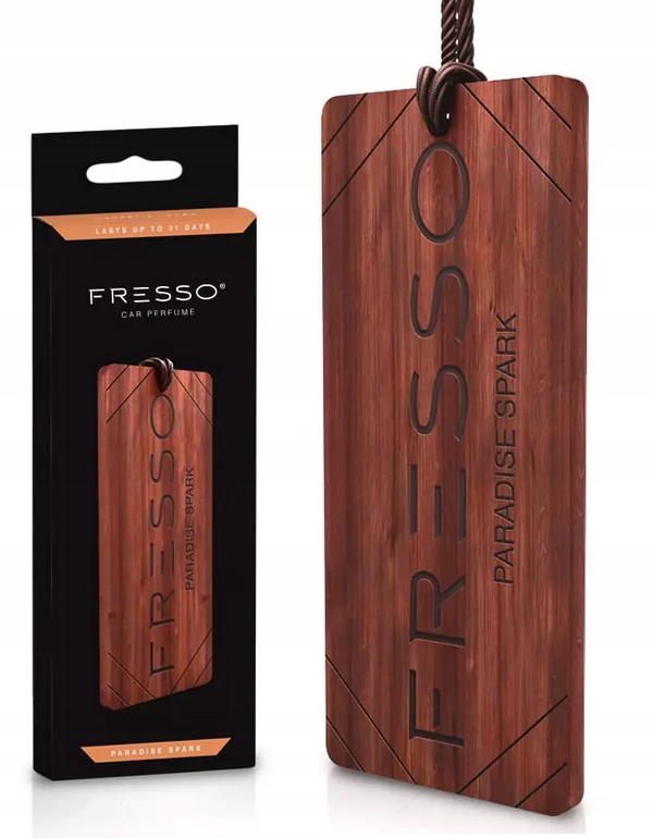 Fresso Paradise Spark Drewniana Zawieszka Zapachowa Do Samochodu