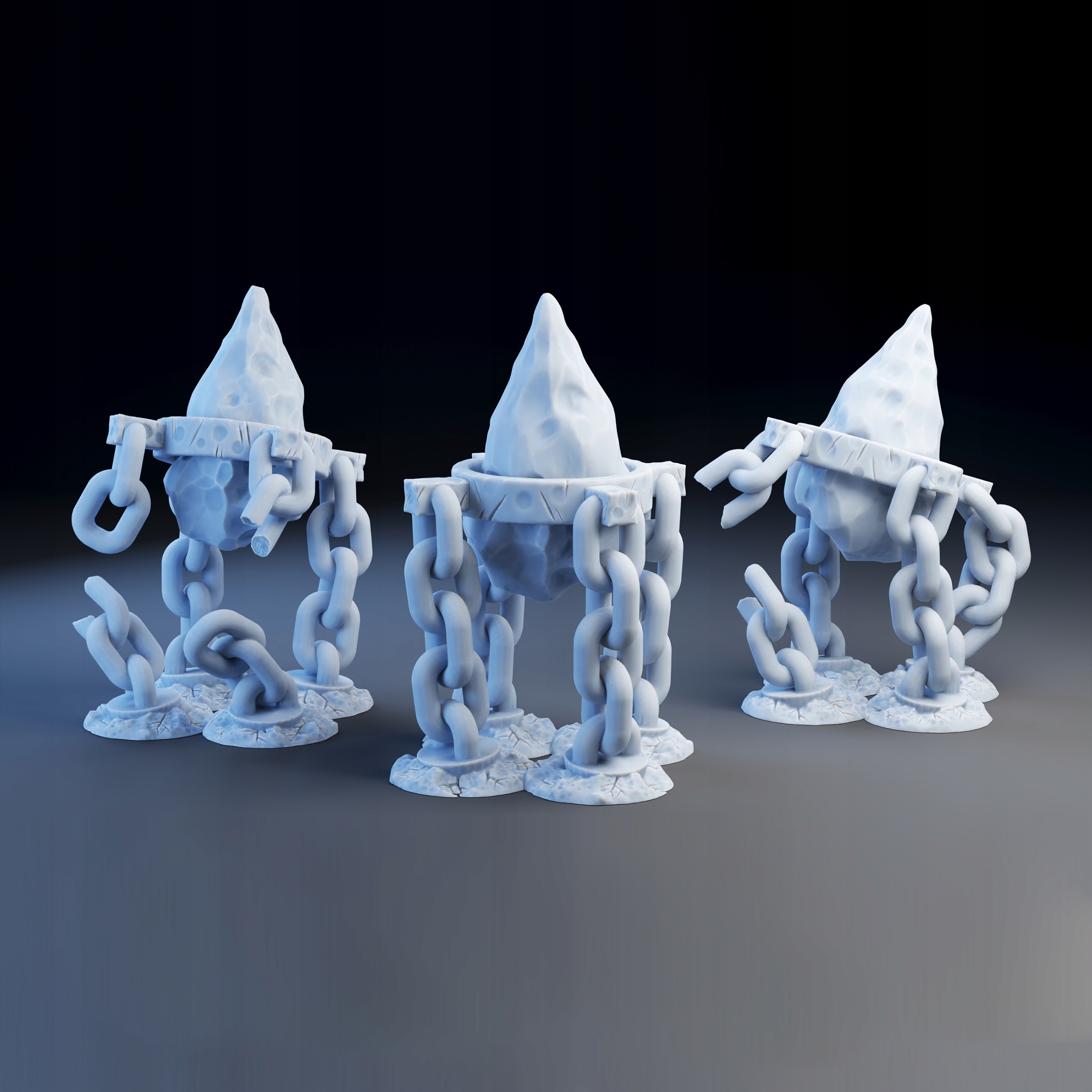 Dark Stone Shards Resin Warfare 28 mm