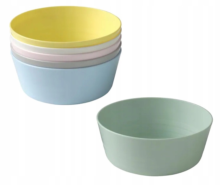 

Ikea Kalas Miski Plastikowe Miseczki 6 szt. kolor